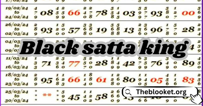 black satta king